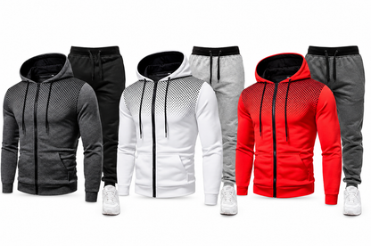 Men’s Polka Dot Hoodie & Jogger Set