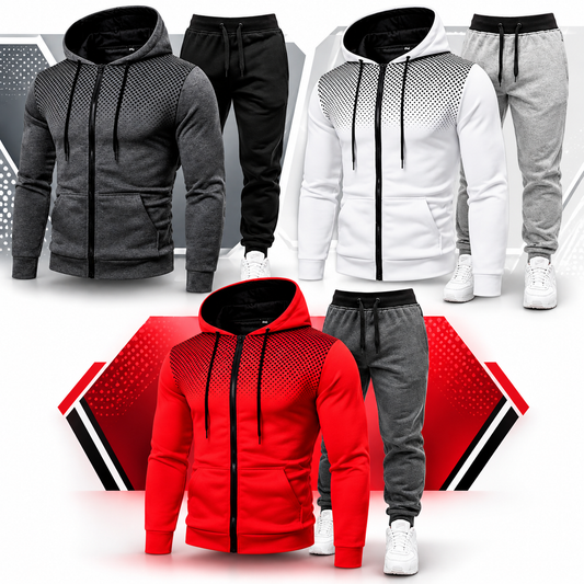 Men’s Polka Dot Hoodie & Jogger Set