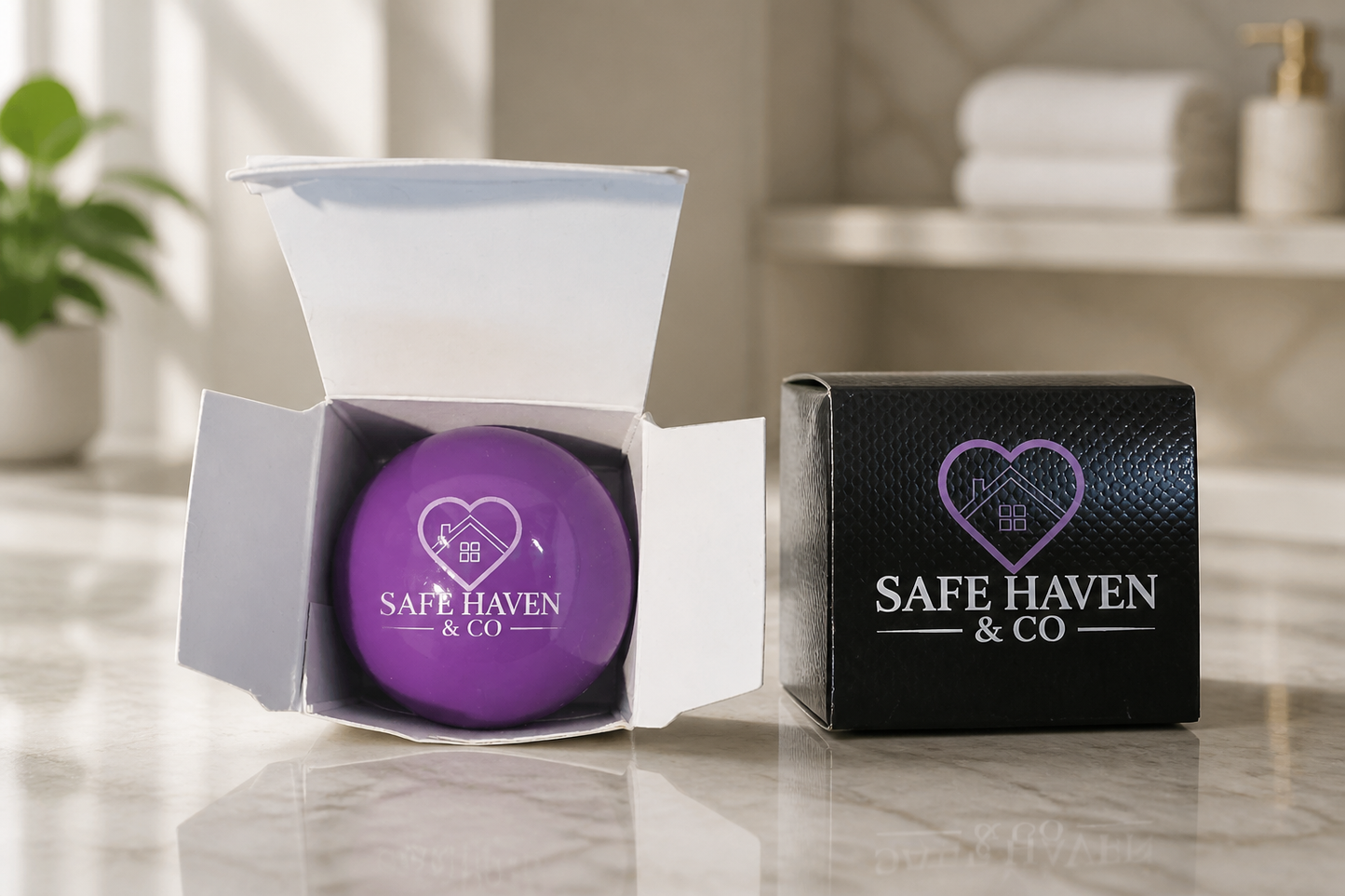 Safe Haven & CO Round Ball Lip Balm – Vanilla & Fruit Flavors