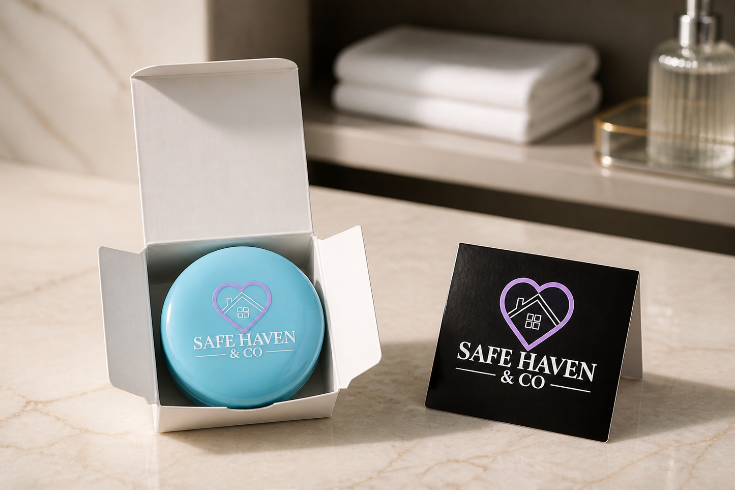 Safe Haven & CO Round Ball Lip Balm – Vanilla & Fruit Flavors