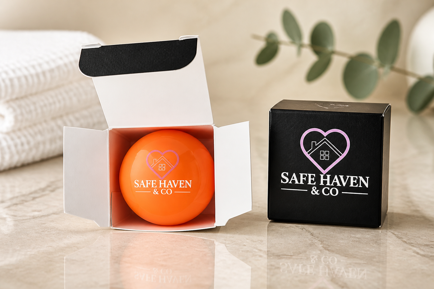 Safe Haven & CO Round Ball Lip Balm – Vanilla & Fruit Flavors