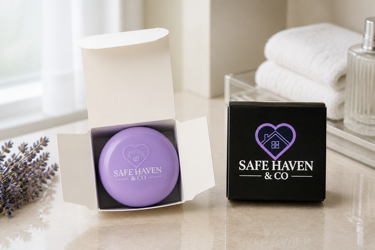 Safe Haven & CO Round Ball Lip Balm – Vanilla & Fruit Flavors