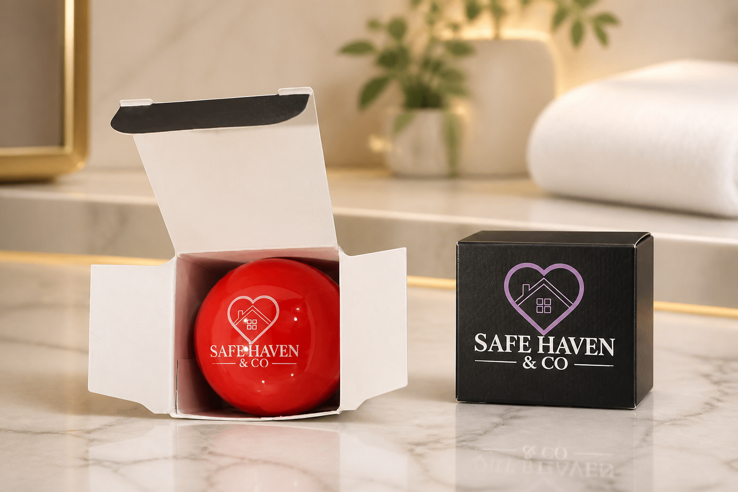 Safe Haven & CO Round Ball Lip Balm – Vanilla & Fruit Flavors