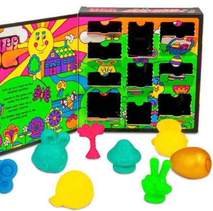 Golden Egg Hunt Easter Squishy Surprise Set – 10-Piece Fidget Toy