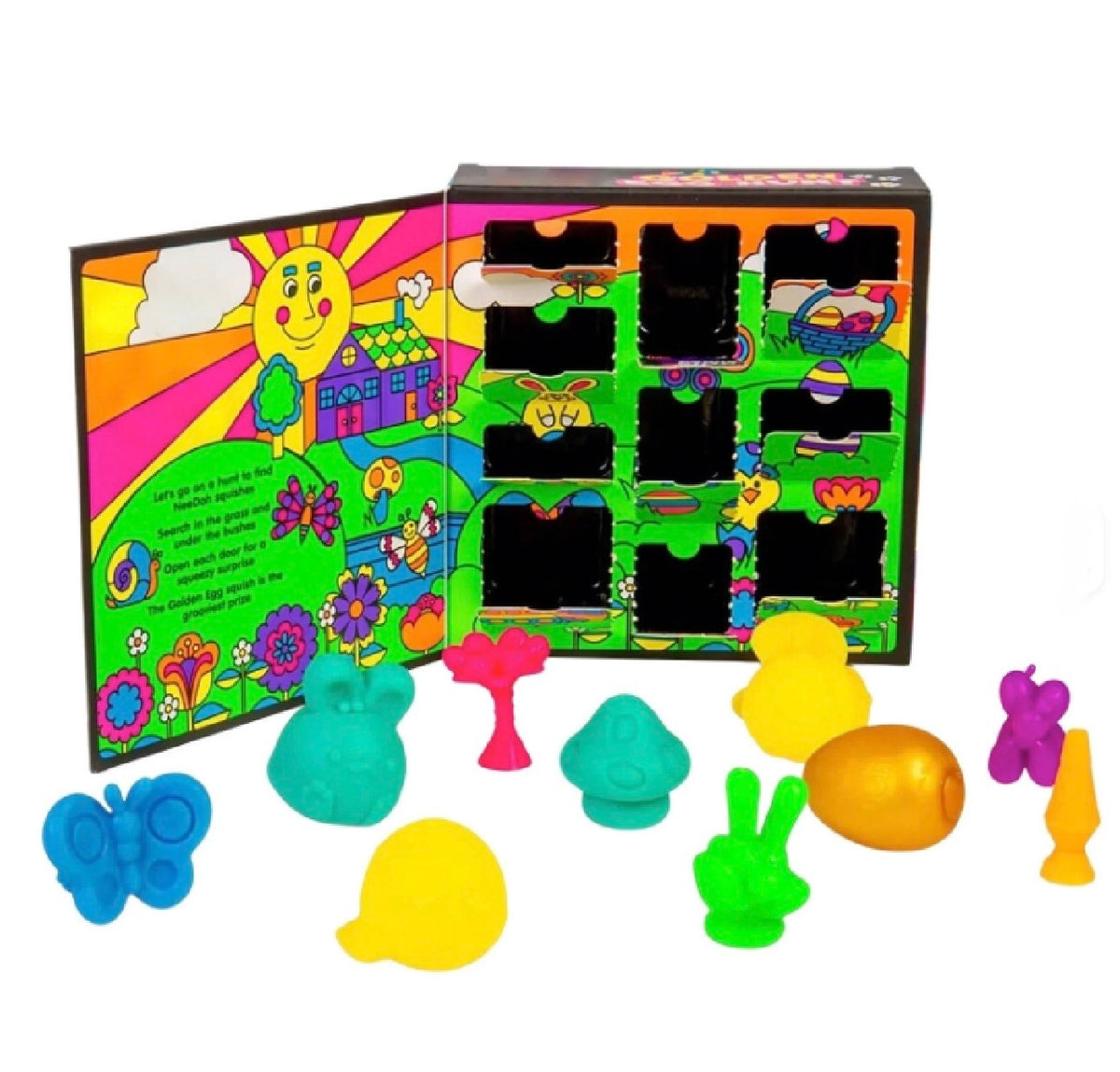 Golden Egg Hunt Easter Squishy Surprise Set – 10-Piece Fidget Toy