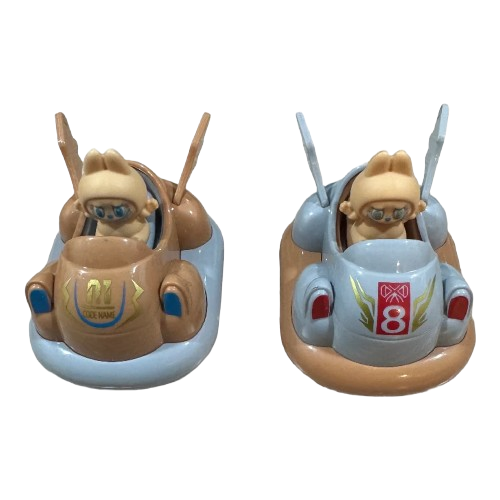 Monster Bunny Character Wing Bumper Car Toy – 2-Pack, Mini Character Cars