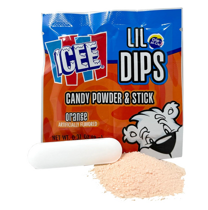 ICEE Lil Dips Candy Powder & Stick – 5 Pack Assorted Flavors, 0.31 oz Each