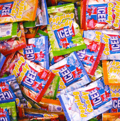 ICEE Popping Candy (2 Pack) – 20 Mini Packs Each, Assorted Flavors Fizzy Candy