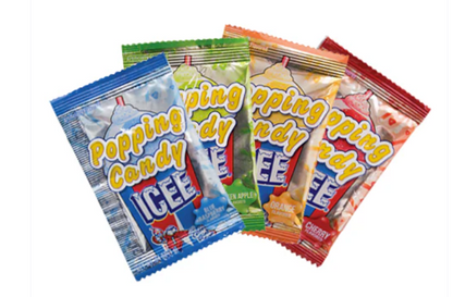 ICEE Popping Candy (2 Pack) – 20 Mini Packs Each, Assorted Flavors Fizzy Candy