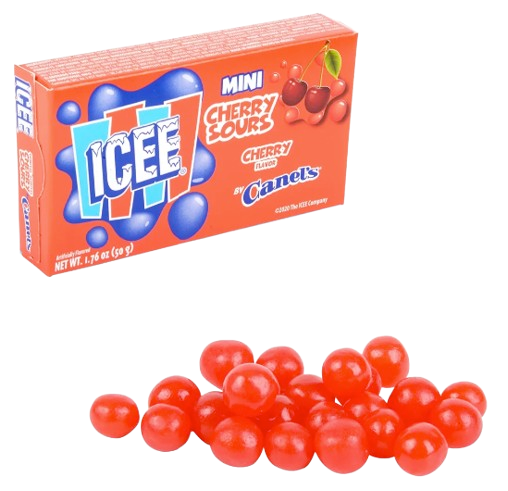 ICEE Cherry Mini Jelly Beans – 1.76 oz Box