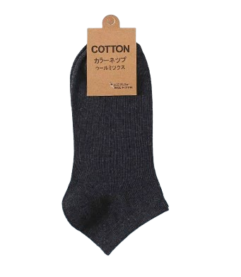Cotton Ankle Socks – Breathable Moisture-Wicking, 2 Pack