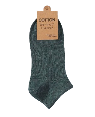 Cotton Ankle Socks – Breathable Moisture-Wicking, 2 Pack