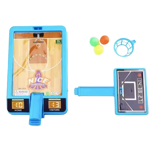 Safe Haven & CO 2-Pack Basketball Tabletop Shooting Game – Kids & Adults Mini Hoop Set