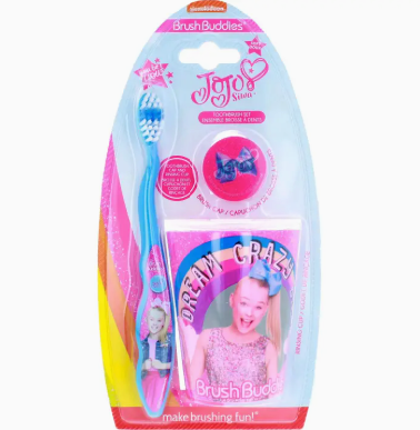 JoJo Siwa Toothbrush Set – 3-Piece Kids Brushing Kit