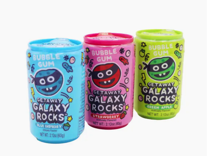 Kidsmania Galaxy Rocks Bubble Gum Candy Canister, 2.12 oz (2-Pack)