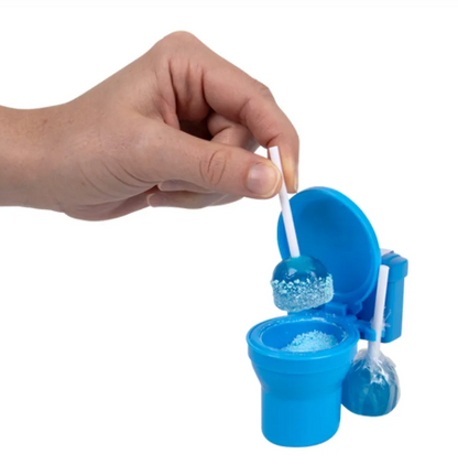 Kidsmania Sour Flush Powder Candy Toilet Cups, 3-Pack – 1.38 oz Each
