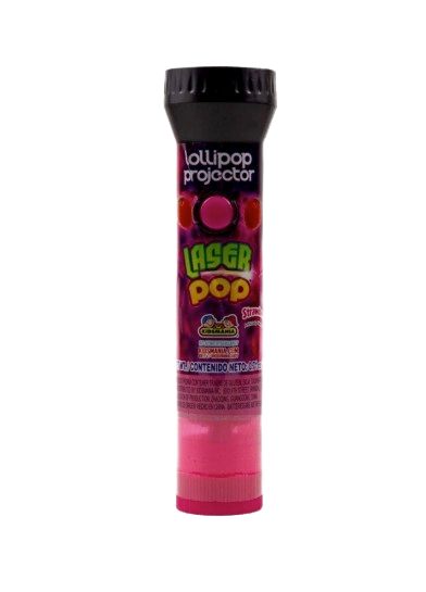 3-Pack Kidsmania Laser Pop Candy with Light Toy, 0.71 oz