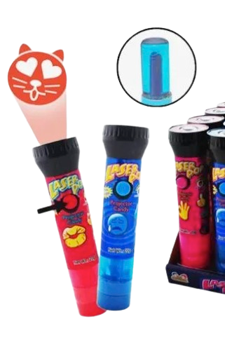 3-Pack Kidsmania Laser Pop Candy with Light Toy, 0.71 oz