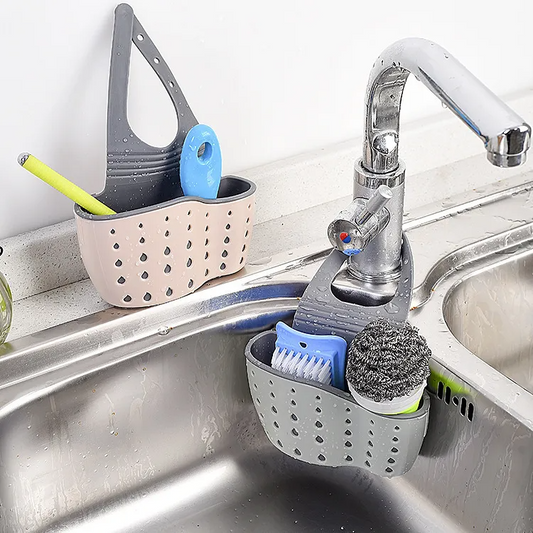 Adjustable Sink Hanging Draining Bag Organizer