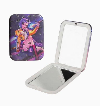 Kpop Demon Hunters Huntrix Printed Compact Cosmetic Mirror