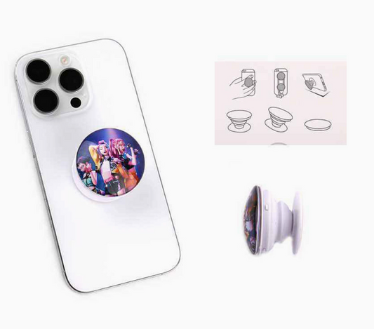 Kpop Demon Hunters Huntrix Phone Grip Stand Holders 2-Pack