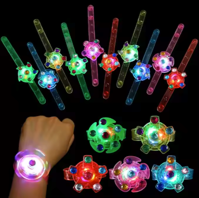 LED Light up Fidget Spinner Bracelets