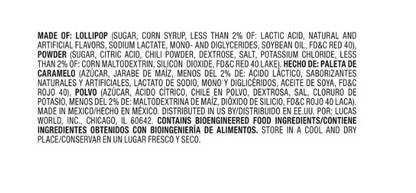 Lucas Muecas Powder Candy with Lollipop 2 Count – Chamoy or Watermelon