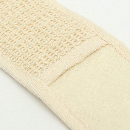 Exfoliating Loofah Back Scrubber with Dual-Sided Design – Bath & Shower Body Sponge Strap