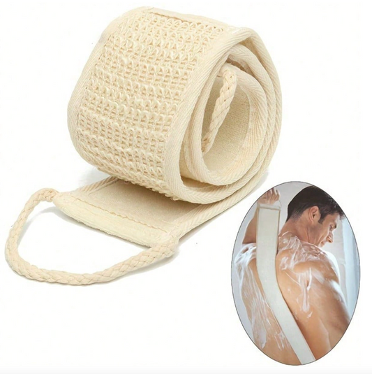 Exfoliating Loofah Back Scrubber with Dual-Sided Design – Bath & Shower Body Sponge Strap