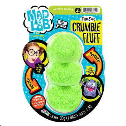 Mad Lab Crumble Fluff Fun Size Active Crumbling Sensory Toy 1 PC 30g (1.06oz)