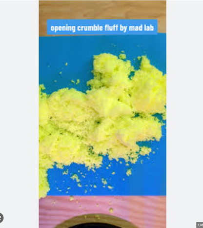 Mad Lab Crumble Fluff Fun Size Active Crumbling Sensory Toy 1 PC 30g (1.06oz)
