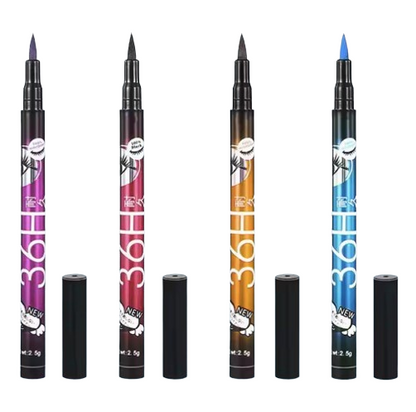 36H Waterproof Color Eyeliner Pen – Fine Tip Liquid Eyeliner