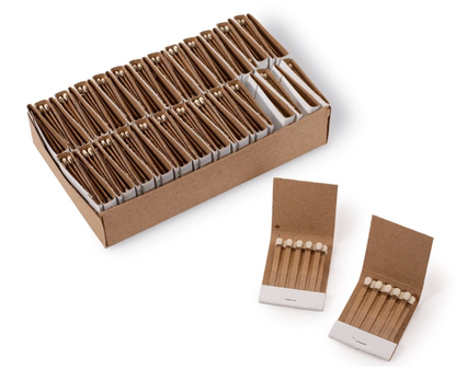 50 Pack Matchbooks Safety Matches Bulk Strike Matches