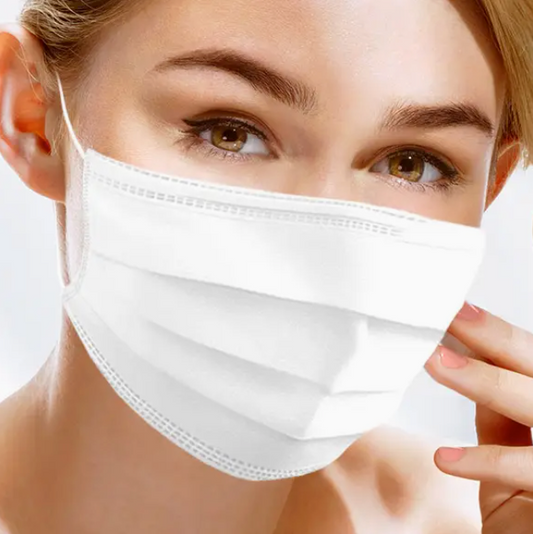Disposable 3-Layer Protective Surgical Face Masks – 10 Pack