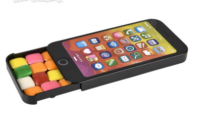 Mi-Phone Toy Cell Phone Case with Assorted Chewy Gum – 2 Pack (0.71 oz)