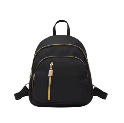 Mini Waterproof Nylon Backpack – Black
