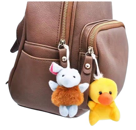 Safe Haven & CO 3-Pack Mini Plush Animal Hanging Toys – Assorted Characters