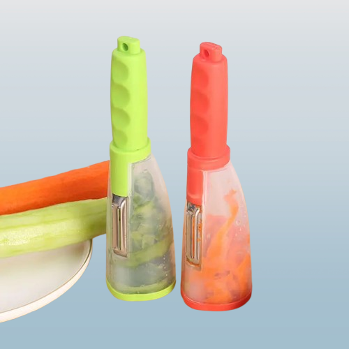 Multifunction Storage Peeler – With Built-In Container for Food Scraps