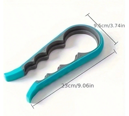 Multi-Size Anti-Slip Jar & Bottle Opener – 4-in-1 Grip Tool for Jars, Lids & Caps