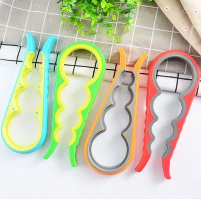 Multi-Size Anti-Slip Jar & Bottle Opener – 4-in-1 Grip Tool for Jars, Lids & Caps