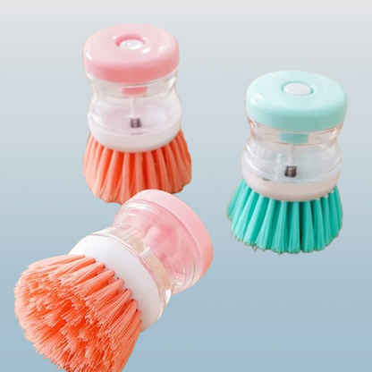 Multifunctional Liquid Dispensing Cleaning Brush