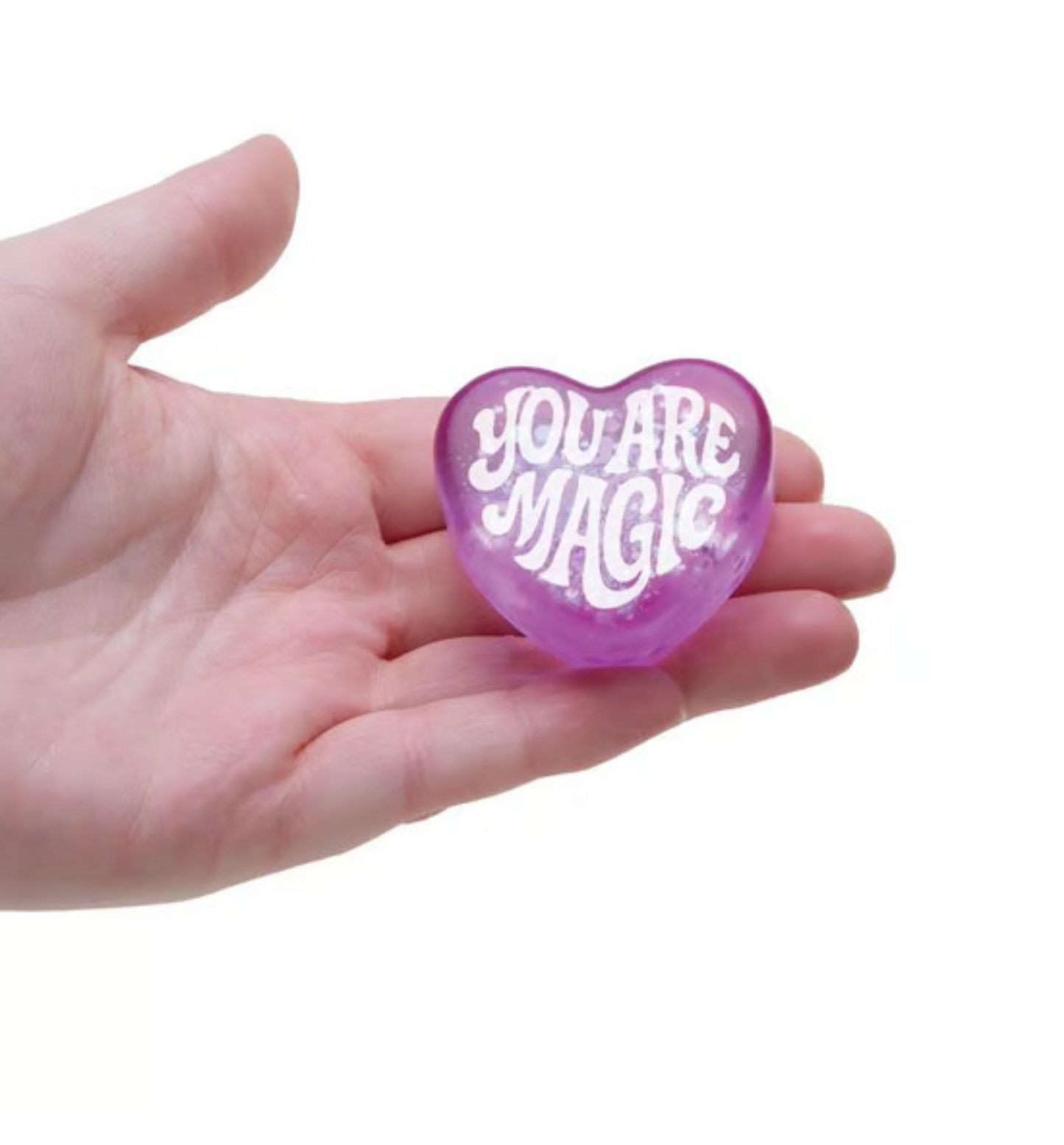 Teenie Sparkle Squeeze Hearts – 3-Pack - 1.5 Inches Mini Squishy Fidget Toys