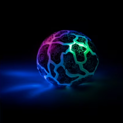 NeeDoh Magma Smack Light-Up Squeeze Ball – Lava Meteor Fidget Toy