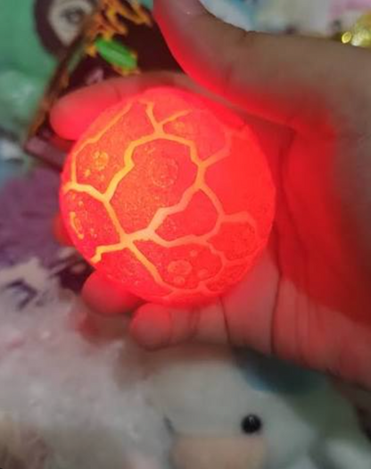 NeeDoh Magma Smack Light-Up Squeeze Ball – Lava Meteor Fidget Toy