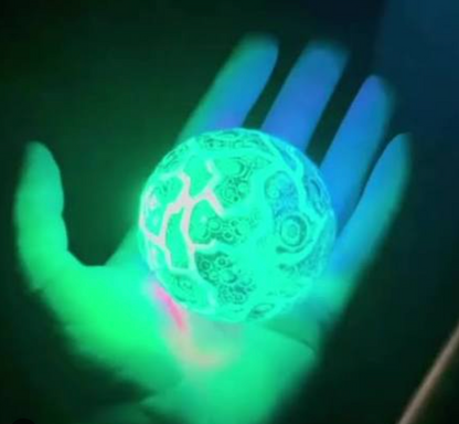 NeeDoh Magma Smack Light-Up Squeeze Ball – Lava Meteor Fidget Toy