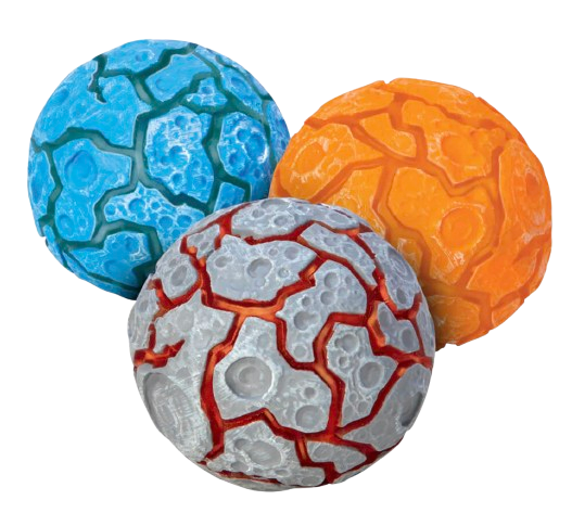 NeeDoh Magma Smack Light-Up Squeeze Ball – Lava Meteor Fidget Toy