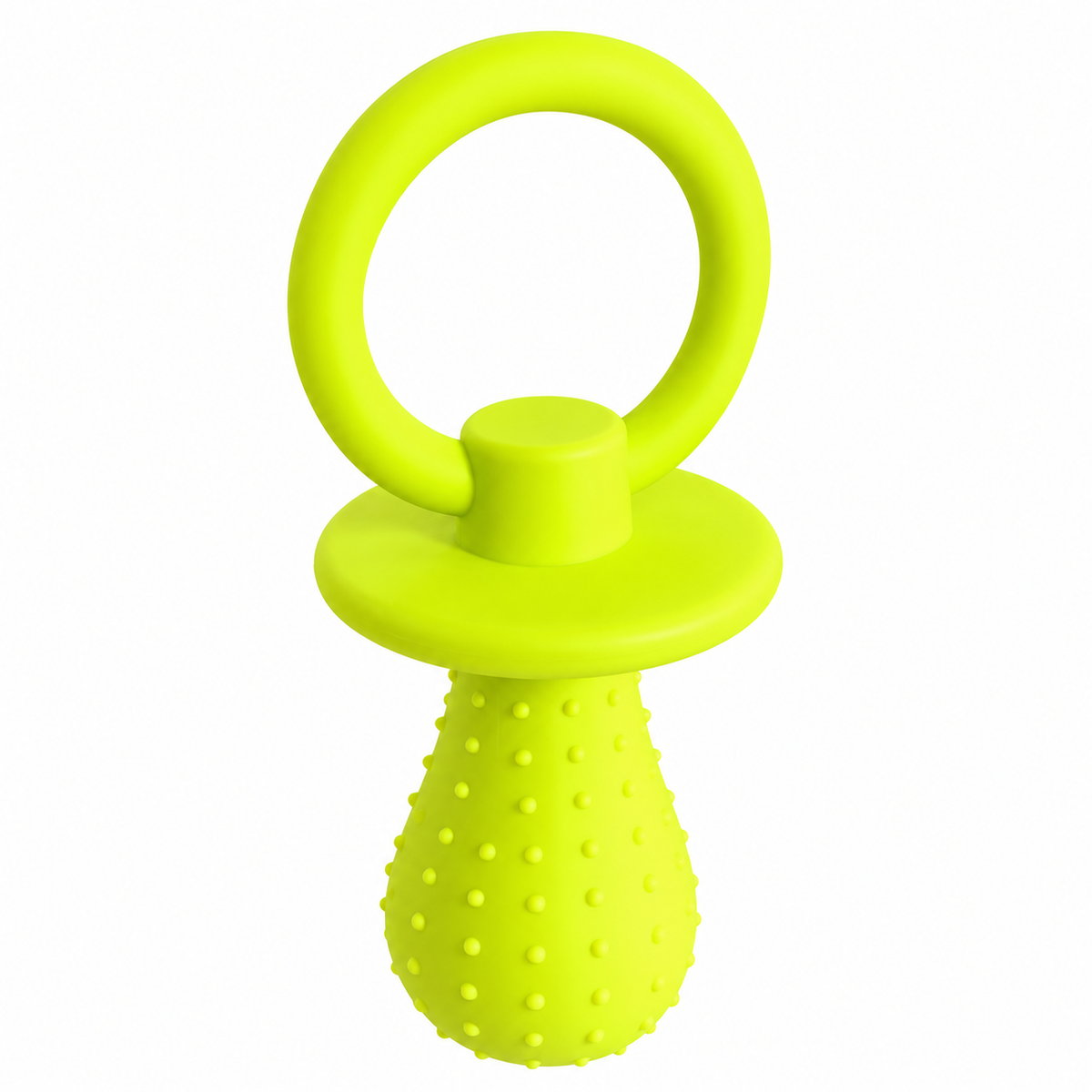 2-Pack Dog Pacifier-Shaped Chew Toys – Textured Puppy Teething & Interactive Pet Toys