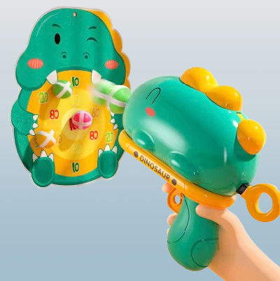 Enlarged Dinosaur Sticky Ball Shooter