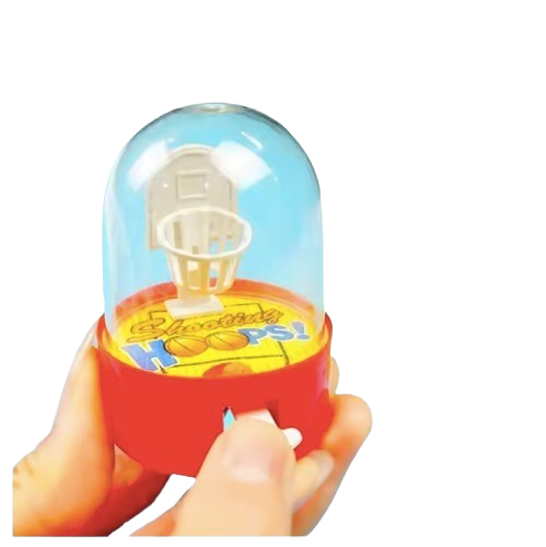 Safe Haven & CO 8-Piece Mini Finger Basketball Game Set – Handheld Hoop Shooting Toys for Kids