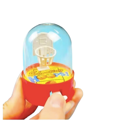 Safe Haven & CO 8-Piece Mini Finger Basketball Game Set – Handheld Hoop Shooting Toys for Kids